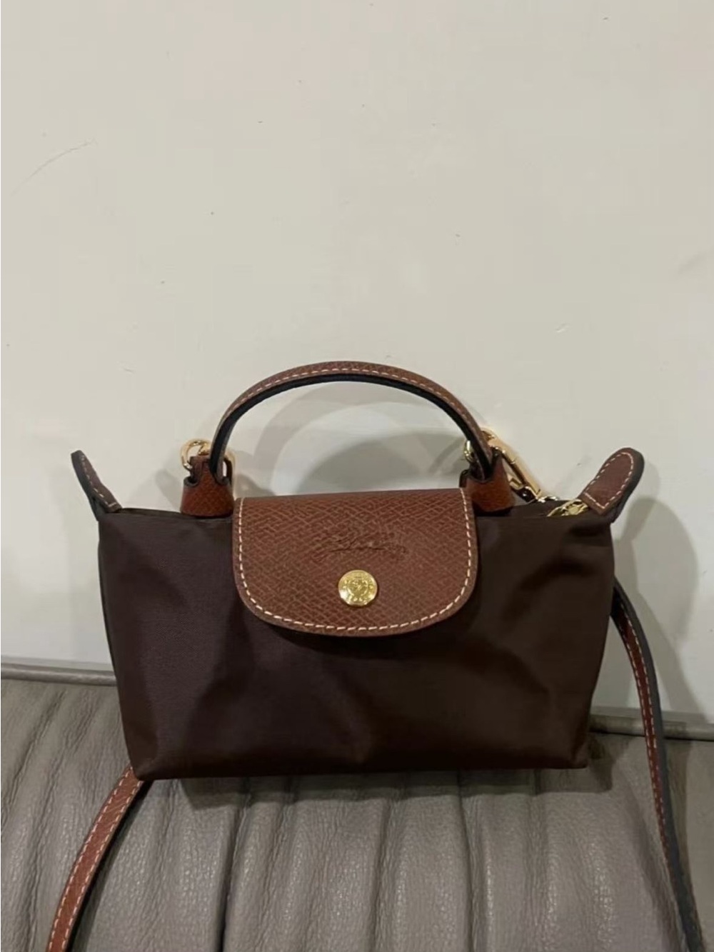 Longchamp Mini Bag with Chain